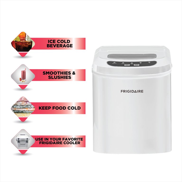 Best Buy: Frigidaire 26-Lb. Compact Ice Maker White EFIC102-WHITE