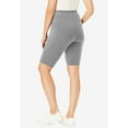 thumbnail image 2 of Woman Within Plus Size Stretch Cotton Pocket Bike Short, 2 of 6