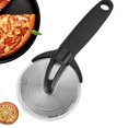 thumbnail image 1 of Rueda cortadora de pizza de acero inoxidable de primera calidad, cortadora de pizza súper afilada, cuchillo para pizza, cortadores de pizza para cocina y hogar, cortador de alimentos, 1 of 5