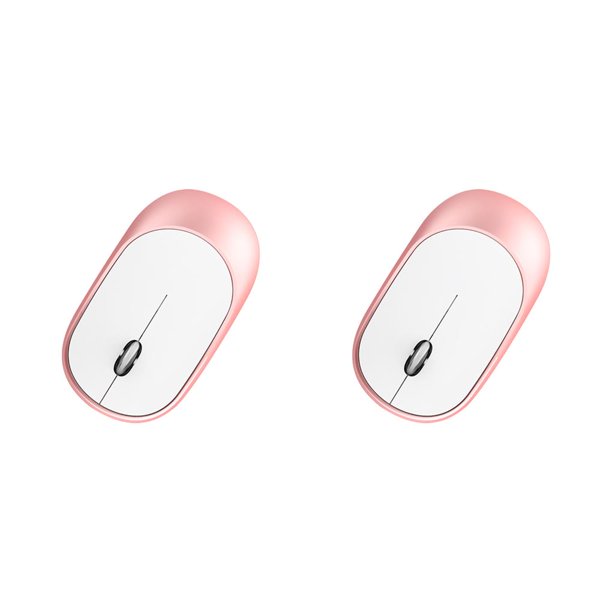 Seitruly Bluetooth 5.1 + 2.4G Modo dual inalámbrico Recargable Ratón Óptico USB Gaming Computadora Charing Mause Nueva llegada para PC Oro rosa modo 2 2Conjunto