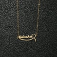 thumbnail image 4 of Vakki Name Customized Necklaces Stainless Steel Personalized Heart Women Pendant Necklace, 4 of 5
