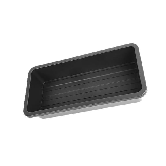 Under-Seat Car Storage Box, Rigid ABS Slide-in Organizer Tray, Black Car Interior Storage Accessory, 1 Piece