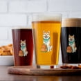 thumbnail image 4 of Hardworking Akita Ready Back to School New Year Classes 16oz Pint Beer Glass Mug Inu Dog Lover Beer Glasses Cup - 12011, 4 of 5