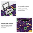 thumbnail image 5 of Kdxio Mardi Gras and Donuts Pattern Luggage Cover for Travel,Elastic and Durable,Fits 18-32 Inch,Anti-Scratch Suitcase Protector, 5 of 9