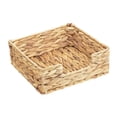 thumbnail image 2 of Fiocias Wicker Woven Basket Bins Bread Snacks Serving Tray Container Boxes Napkin Holder Square, 2 of 9