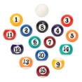 thumbnail image 4 of Billard Ball, Mini Accessoires de Table de Billard Mini Billard en Résine, Billard pour Enfants Ballon de Billard en Résine, pour Jeux de Loisirs Salles de Jeux, 4 of 8