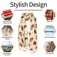 thumbnail image 6 of Shawl Wraps for Women - Chocolate Print No.J912 Oversized Fall Winter Fashion Blanket Scarf for Women, 6 of 6