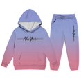 thumbnail image 4 of LIIPEE Casual Letter Graphic Outfits For Boys Autumn Winter Long Sleeve Hoodies Pants Clothes Sets, 4 of 5