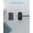thumbnail image 3 of Anker Power Strip with USB PowerExtend USB 2 Mini, 2 Outlets, and 2 USB Ports, Flat Plug, 8 ft Extension Cord, Black, 3 of 7