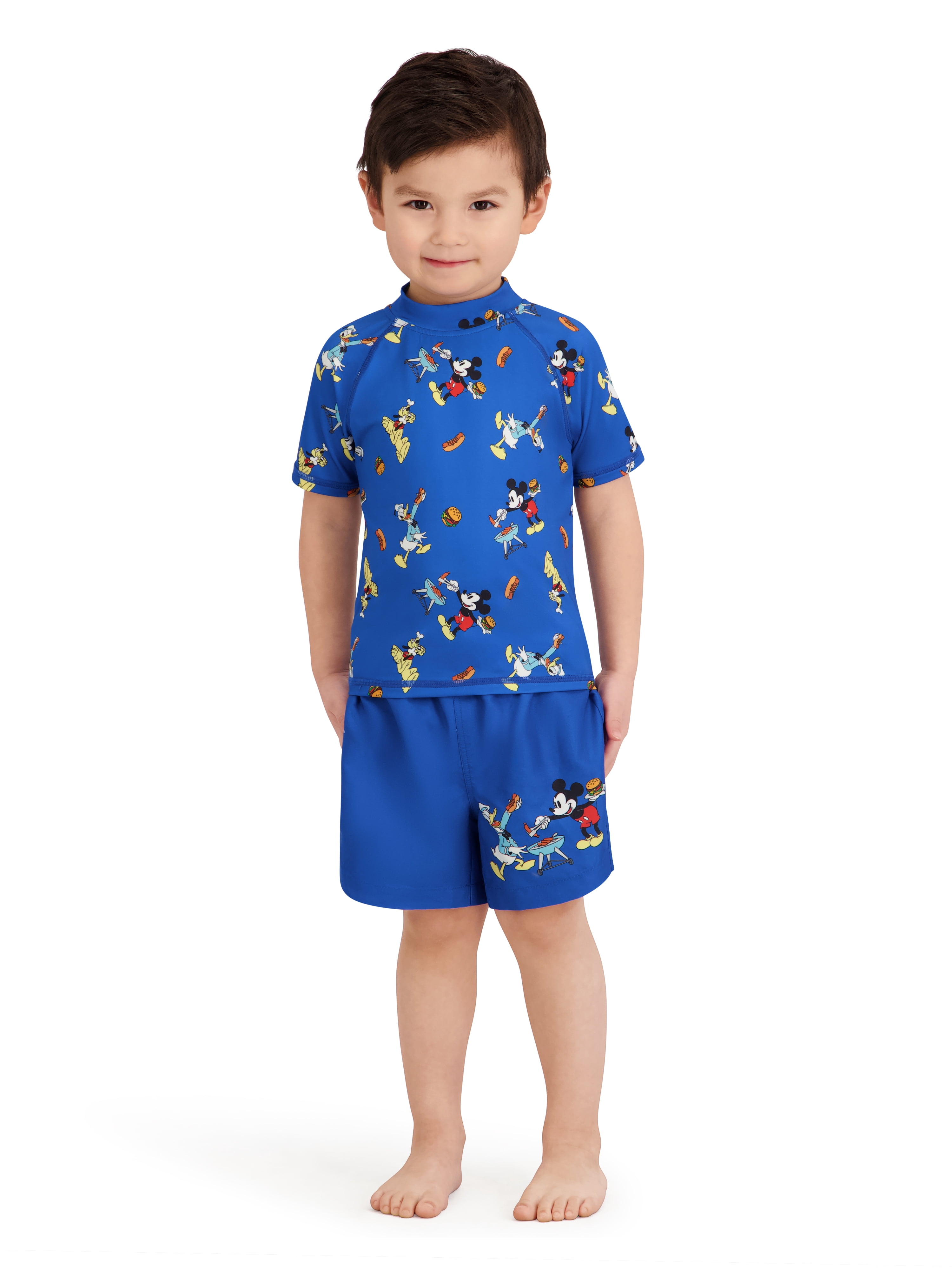 Character Toddler Boy Rash Guard Swim Set, 2- Pieces, Sizes 12M- 5T