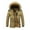 Beige, variant on Christmas Casual Aoochasliy Mens Coats Outerwear Winter Thickened Plus Size Padded Windproof Warm Cotton Padded Coat