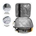 thumbnail image 3 of Haosy Hand Drawn Flower Leaf Reusable Lunch Box Men/Women Insulated Lunch Bag for School Picnic Travel, 3 of 6