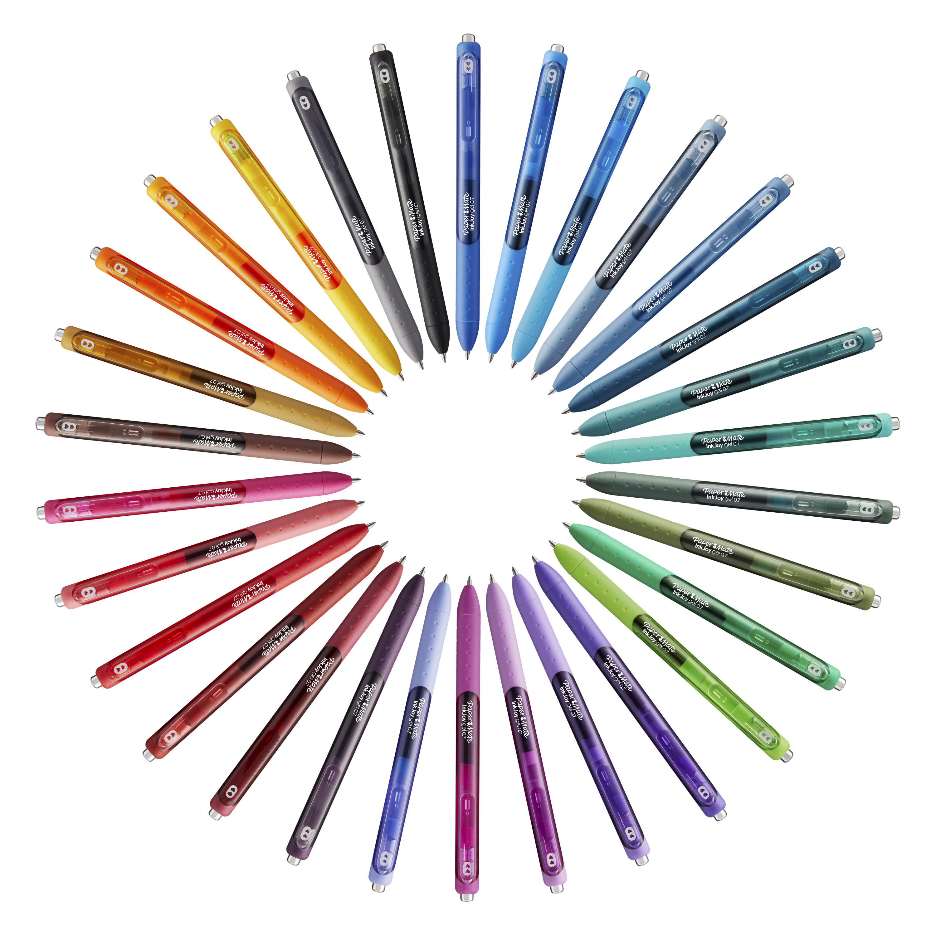 Paper Mate InkJoy Gel Pens, Medium Point (0.7mm), Assorted Colors, 22 Count  