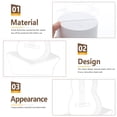 thumbnail image 4 of FELTECHELECTR Lámpara de mesa con diseño 3D, luz LED decorativa táctil, luz de escritorio portátil, 4 of 7
