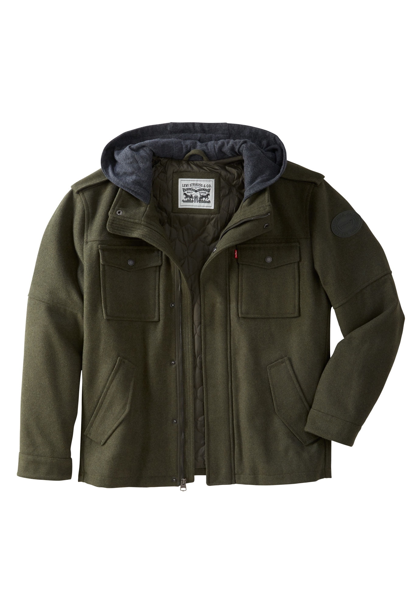 Levi's Men's Big \u0026 Tall Wool Blend 