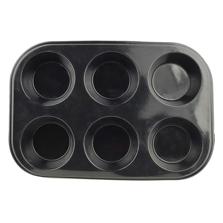 Elesinsoz 2 Pcs Muffin Top Pan with Lid, 3.6 Inch Non-Stick 6 Cup Straight Cupcake  Pan Muffin Pans Come with 10pcs Bread Bags with Ties, Hamburger Bun Pan for  Home/Kitchen Baking 