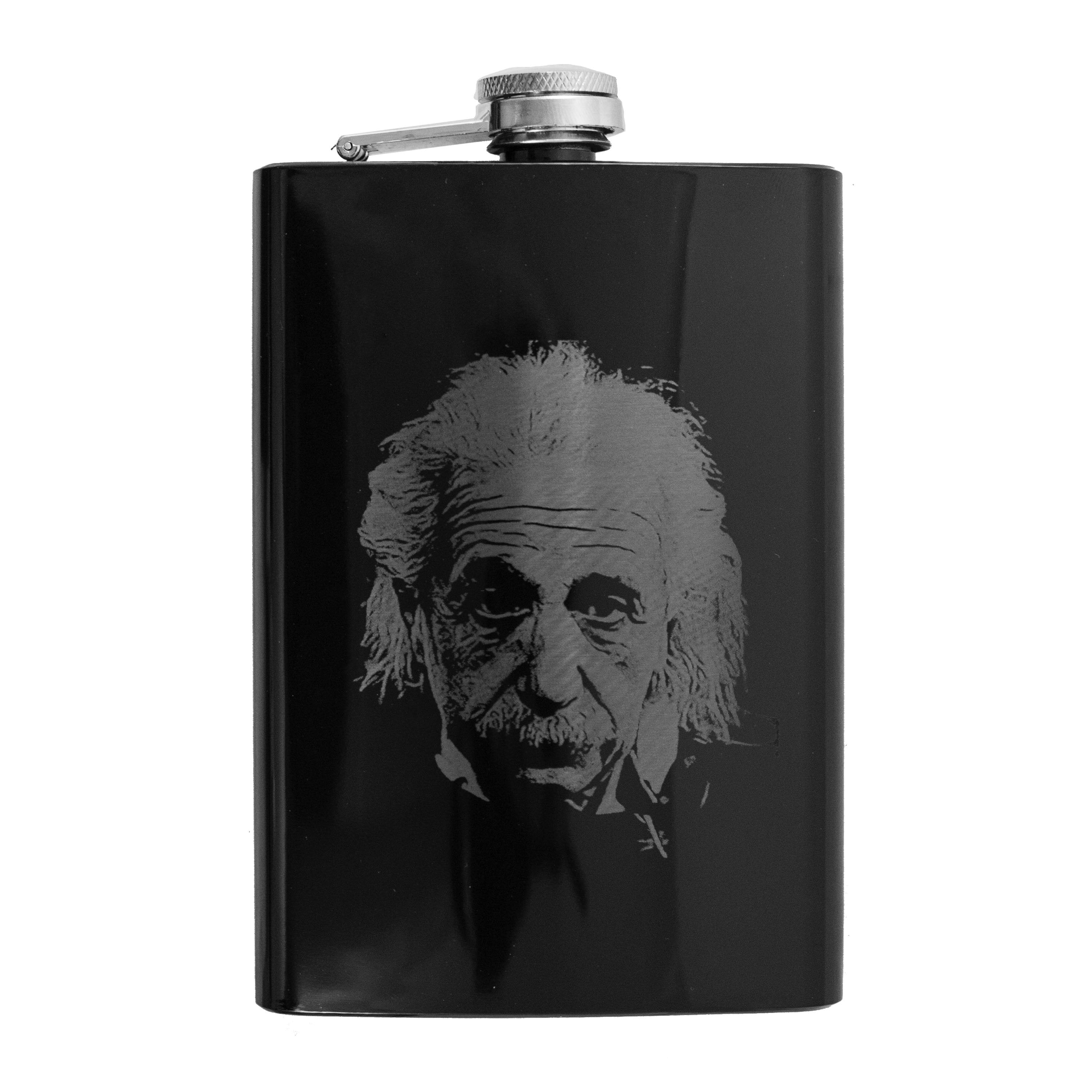 8oz BLACK Albert Flask 8oz BLACK Albert Flask