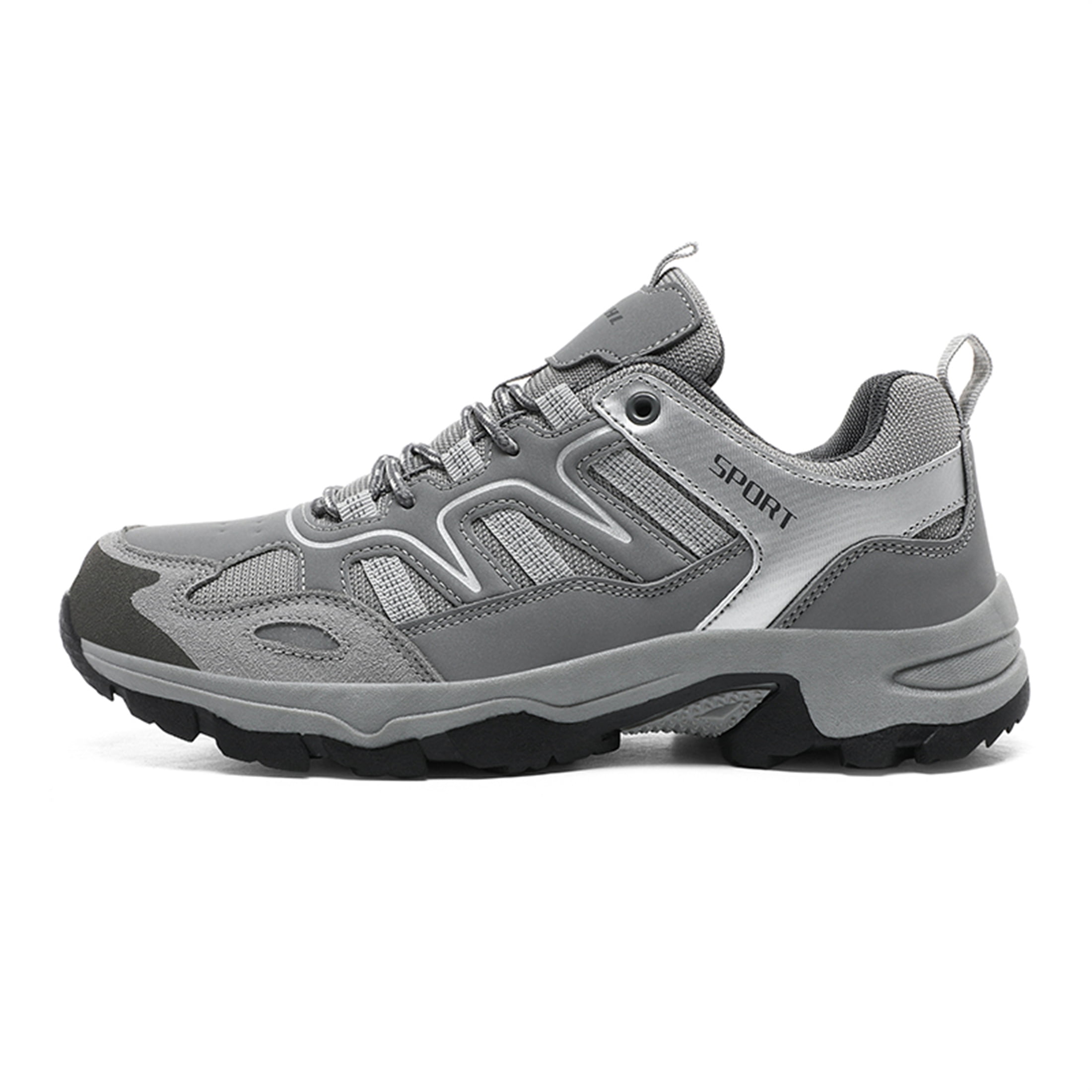 LASUDRAA Mens Womens Non-Slip Hiking Shoes Breathable Lightweight Outdoor Trekking Sneakers for Walking Camping