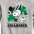 thumbnail image 3 of Snoopy Charmer  - Toddler And Youth Crewneck Fleece Sweatshirt, 3 of 6