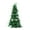 Green, variant on HCTSHG Artificial Christmas Tree Small Christmas Trees Sequins Tinsel Christmas Ornaments Holiday Centerpieces Table Decorations Xmas Party Supplies
