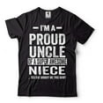 thumbnail image 2 of Proud Uncle Shirt Uncle Niece Gifts Uncle Shirt Uncle Birthday Tee Funny Uncle Shirt Uncle Gift (4X-Large Grey), 2 of 6