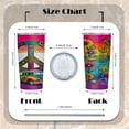 thumbnail image 6 of Hippie Peace Sign Hippie Van Tie Dye 20oz Tumbler, Insulated Stainless Steel Water Bottle Portable Travel Coffee Tea Mug Cup, 6 of 6
