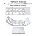 thumbnail image 4 of Folding Keyboard Rechargeable Wireless Laptop Rechargeable Keypad Desktop Keyboards Foldable Design Convenience Multipurpose Sweet Gift White, 4 of 8