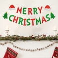 thumbnail image 1 of Ganfancp Christmas Banner Holiday Party Christmas Hat Decoration Supplies Ofertas de La Semana 1X Bandera, 1 of 6