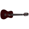 Luna Guitars Vintage Mahogany Concert Cutaway Acoustic-Electric Ukulele Satin Red