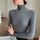 thumbnail image 4 of Women Turtleneck Basics Cashmere Sweater Autumn Winter Pullover 100% Merino Wool Knitwear Female Soft Slim Knitting New Top, 4 of 5