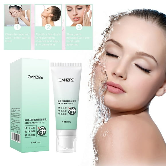 EGNMCR Amino Cleanser Silky Non-taut Cleansing Moisturizing Salicylic Gentle Cleansing Azelaic Cleanser 100g Face Cream