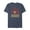 Navy Blue Heather, variant on Men's Marvel Iron Man Love 3000  Graphic Tee Black 4X Large