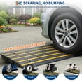thumbnail image 4 of Car Driveway Rubber Curb Ramp,1 Pack 48.8-inch Heavy Duty Low Profile Slope Ramps with Reflective Safety Strips for Vehicles, RVs, and Wheelchairs,33000 lbs Load Capacity, 4 of 7