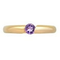 thumbnail image 4 of 18K Gold Over Brass Natural Amethyst - Brazil Ring s.5 Jewelry RM-1770 TGR1043_B_5, 4 of 6