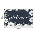 thumbnail image 2 of Door Mat Dirt Trapper,Flower Door Mat Welcome Carpet, Non-Slip Reusable Entrance Rug Decoration Non-Slip, 2 of 2