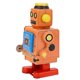thumbnail image 1 of Juguete De Robot En Vintage, Juguete De Estaño Con Torpe Caminando, Cotizle En Un Reloj De Lata De Estaño Figura Decoración Del Hogar Juguete Retro, 1 of 7