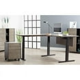 thumbnail image 2 of Unique Furniture Left Executive Corner Standing Desk in Gray Ash Wood, 2 of 5