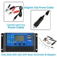 thumbnail image 3 of Mistaha 20W Kit de Panneau Solaire Simple 12V USB avec 100A Contrôleur Cellules Solaires Poly, 3 of 7