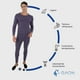 thumbnail image 3 of Pijama Suave Termica para Hombre Conjunto de 2 piezas Azul GAON, 3 of 5