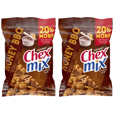 CHEX MIX HONEY BBQ On the Go Snack Mix, 4.25 Oz. (BOX OF 2)