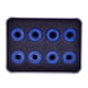 thumbnail image 2 of Juego de 8 Rodamientos de skate premium Macarena Abec-11 con caja de almacenamiento de hierro Azul, 2 of 8