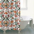 thumbnail image 4 of Bright Wildflower Bloom Shower Curtain 72x72, Country Botanical Spring Pattern, Quick-Dry with Hooks, 4 of 5