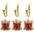thumbnail image 1 of MOVTOTOP Mini Musical Instrument Set for Decor Assorted Color Smooth Surface Durable PP Material 3 Sets, 1 of 7