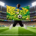 thumbnail image 3 of Bandera de Fútbol con Mangas de Brazo Bandera Del Cuerpo Del Ventilador Del Manto para la Copa Del Mundo 2026 Estados Unidos Canadá México, Poliéster, 150 X 90 cm, 3 of 6