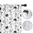 thumbnail image 4 of Blackout Kids Curtains,Black White Baseball Icons Pattern Childrens Insulated Curtains Set Of 2,Bedroom Essentials,Toddler Room Decor 42"x63", 4 of 5