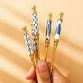 thumbnail image 4 of Stainless Steel Coffee Beverage Stirrers Stir Cocktail Drink Swizzle Stick with Ceramic Decoration，1PCS, 4 of 8