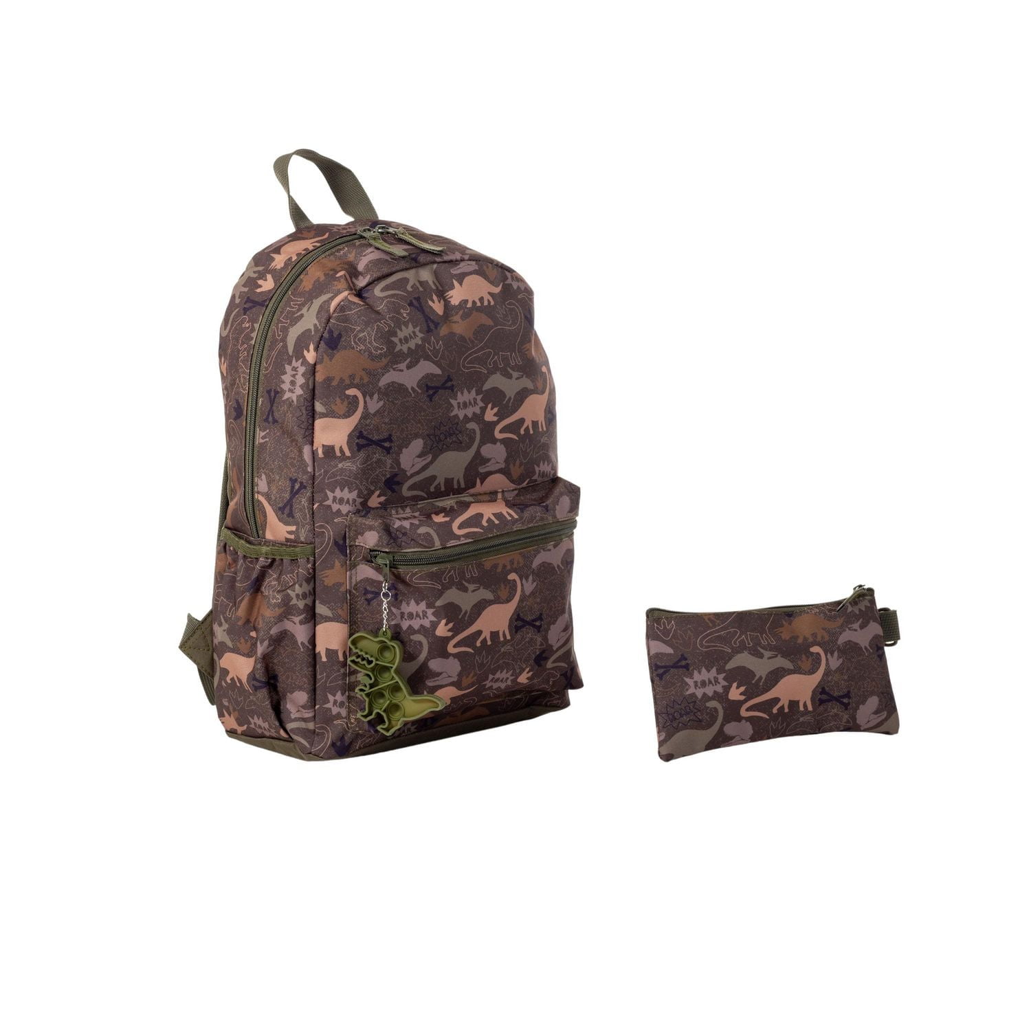 Jetstream 2pcs Kangaroo Pocket Backpack set, Dino Camo