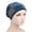 Gray, variant on Opolski Beads Flower Women Cancer Chemo Velvet Hat Muslim Beanie Turban Head Wrap Cap