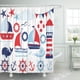 thumbnail image 1 of ABPHQTO Azul marino Barco Sailing Away Boy Azul Sailor Sail Baby Cortina de ducha de poliéster 152x180 cm ABPHQTO PKNMT60x72Shower-1150, 1 of 2