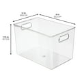 thumbnail image 4 of iDesign Plastic Kitchen Cabinet Organizing Bin, 12" L X 8" W, Clear, 4 of 6